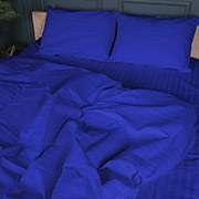 Постільна білизна 17-0609 Stripe Blue бязь MirSon