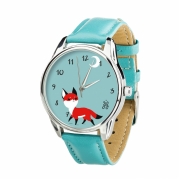 Годинники ZIZ Маленький лисиць блакитний, срібло - другий ремінець в подарунок 4605066