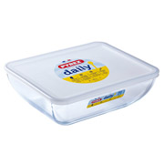 Форма з кришкою прямокутна 25х20 см 2.25 л Daily Pyrex 343P000/3646