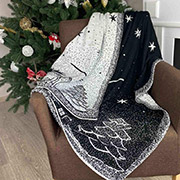 Плед акриловий Black night Прованс