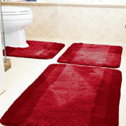 Коврик для ванной Spirella Balance красный