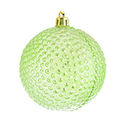 Новогодняя игрушка Шар Ежик зеленый 972810