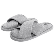 Капці домашні трикотажні жіночі Twins меланж