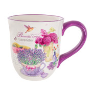 Кружка керамічна 550 мл Лаванда Lefard 858-0046