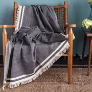 Плед бавовняний Athens Lefard чорний