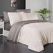 Постільна білизна Serenity Ivory & Mink сатин-люкс First choice