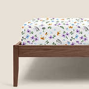 Простирадло на гумці Birds ранфорс Cosas