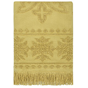 Рушник жаккардовое з бахромою Arya Boleyn жовте