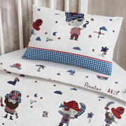 Наволочка дитяча Pirates SoundSleep бязь білий 