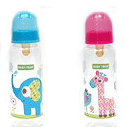 Пляшка для дітей з латексної соскою 250 мл