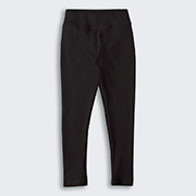 Легінси для дівчинки ШР846 трикотаж-рубчик Бембі Y00-чорний