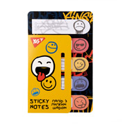 Папір для нотаток з липким шаром 5х20 л Melt Smile Yes 170393