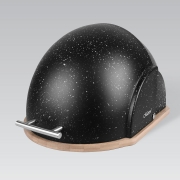 Хлібниця 37,5x27,5x21,0 см Granite Maestro MR1678G чорна