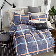 Постельное белье Фиолетовая геометрия 100335 бязь-люкс Selena