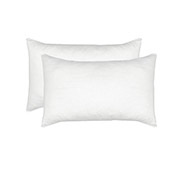 Набор из двух однотонных бязевых наволочек Home Line 145 белый