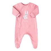 Комбінезон-чоловічок для дівчинки КБ178 інтерлок Bembi 300-рожевий