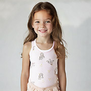 Майка для дівчинки 2505228едн рібана Татошка білий з принтом