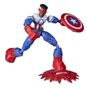 Фигурка 15 см Bend and Flex Captain America Falcon Мстители Бенди Avengers Hasbro F0971