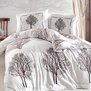 Постільна білизна Altinbasak ранфорс Tree kahve