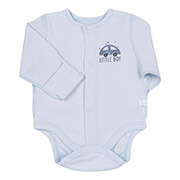 Боді для хлопчика БД202 інтерлок Bembi A0F-світло-блакитний