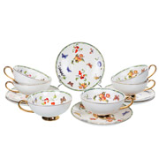 Набір чайний порцеляновий 12 предметів 200 мл Lefard 975-071