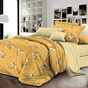 Постільна білизна Жовті квіточки 200264 ранфорс Selena