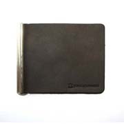 Затискач для грошей DNK Clamp Spring + col.F коричневий