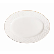 Блюдо порцелянове 18.5х26 см Золота Хвиля Lefard 359-478-2