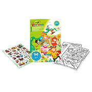Розмальовка Crayola Mini Kids Улюблені казки 96 сторінок та додатково наклейки 25-1081