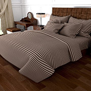 Постельное белье Stripe brown 100730 бязь-люкс Selena