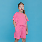 Костюм для дівчинки КС781 футболка і шорти Бембі 300-рожевий