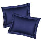 Комплект наволочок оксфордські Pagoti Minimal темно-сині