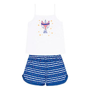 Піжама для дівчинки ПЖ49 супрем Бембі 811-синій-білий