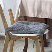 Подушка на стілець Velure ТЕП сірий