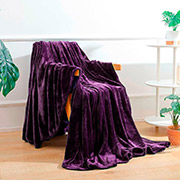 Плед флісовий Love you фіолетовий