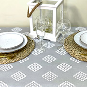 Скатертина водовідштовхувальна 1003-10 Grey DUCK Ecotton