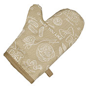 Рукавица-прихватка кухонная Паста Home Line 166849 бежевая