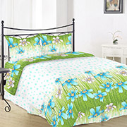 Постільна білизна 20-0060 Green Blue бязь gold Nostra
