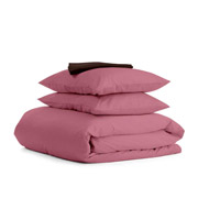 Комплект постільної білизни Cosas Сатин Пудра ШоколадП