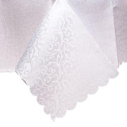 Скатертина водовідштовхувальна 140х180 cм Kornel KL-32 3 біла