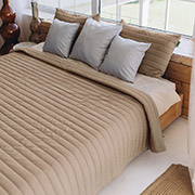 Покривало декоративне Nassau з наволочками Sonex коричневий