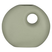 Ваза порцелянова 14х12 см Capri Ardesto AR3809O зелена