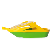 Катер жовто-салатовий