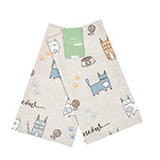 Набір кухонних рушників Кіт на кухні Home Line 175289 бежевий