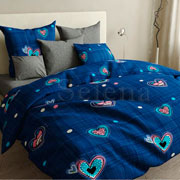 Комплект постельного белья Сердечный узор 100102