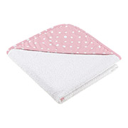 Махровий рушник-куточок Горох рожевий Home line 188581