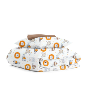 Дитяча постільна білизна в ліжечко LEO and GIRAFFE CS1 Cosas теракотовий