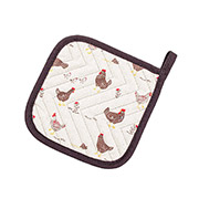 Прихватка кухонна Прогулянка з курчатами Home Line 182608 коричневий