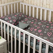 Дитяча постільна білизна бязь Серденько Руно