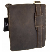 Шкіряна сумка-месенджер Visconti 18410 Jasper oil brown